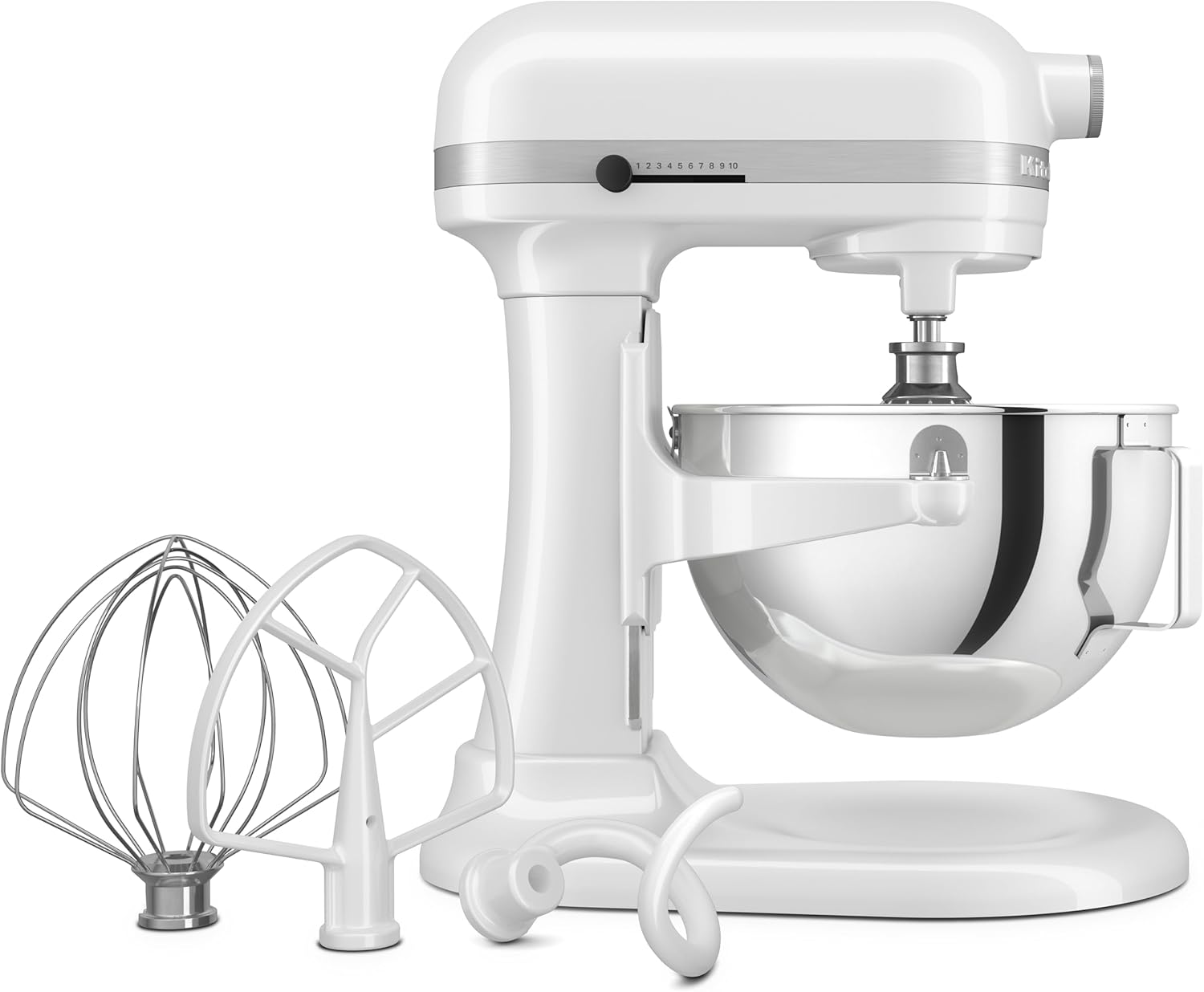 KitchenAid Heavy Duty 5KSM55SXXEWH Kitchen Machine with Bowl Lifter 5.2 L White