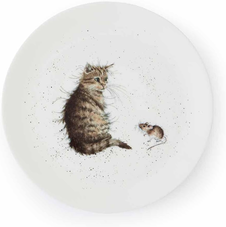 Portmeirion Coupe Plate - Cat & Mouse (Cat)