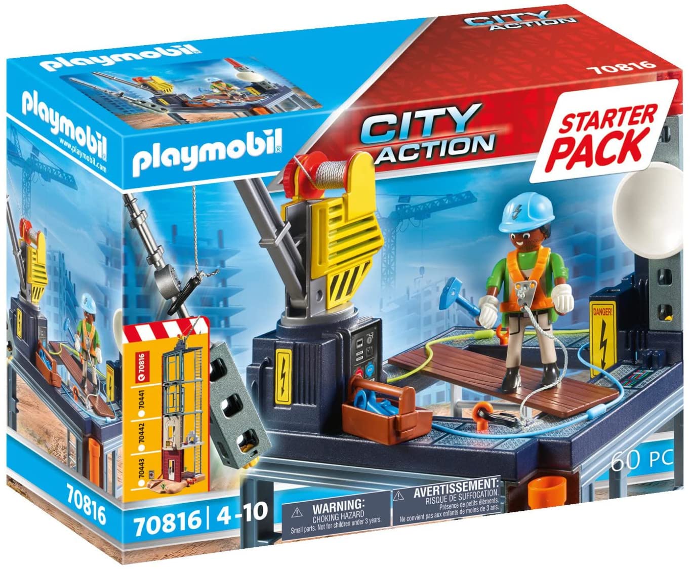 Playmobil Starter Pack Construction Site with Winch