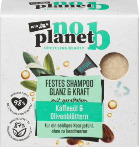 No Planet B Solid shampoo Shine & Strength, 75 g