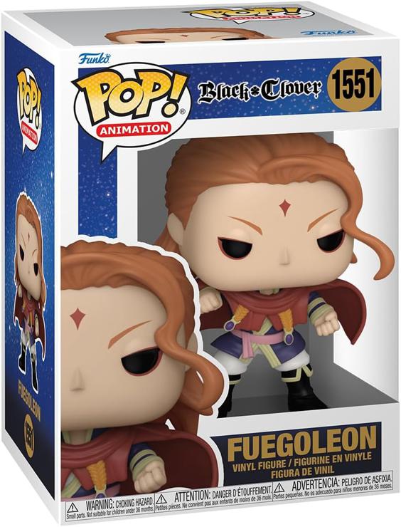 Funko Pop! Animation: Black Clover - Fuegoleon Vermillion - Vinyl Collectible Figure - Gift Idea - Official Merchandise - Toys For Children and Adults - Anime Fans - Model Figure For Collectors