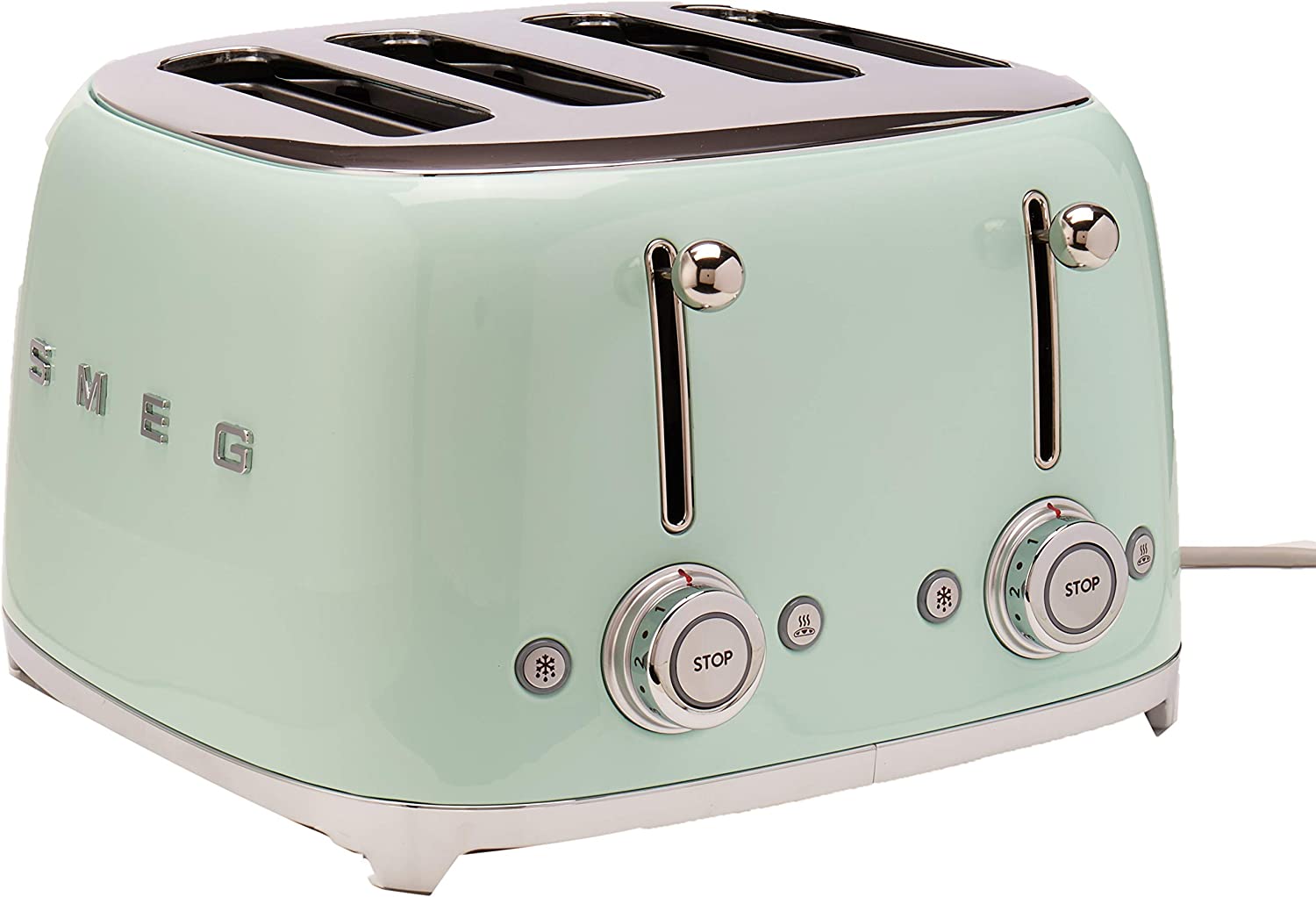 SMEG 1950s Retro 4x4 Slice Toaster Pastel Green