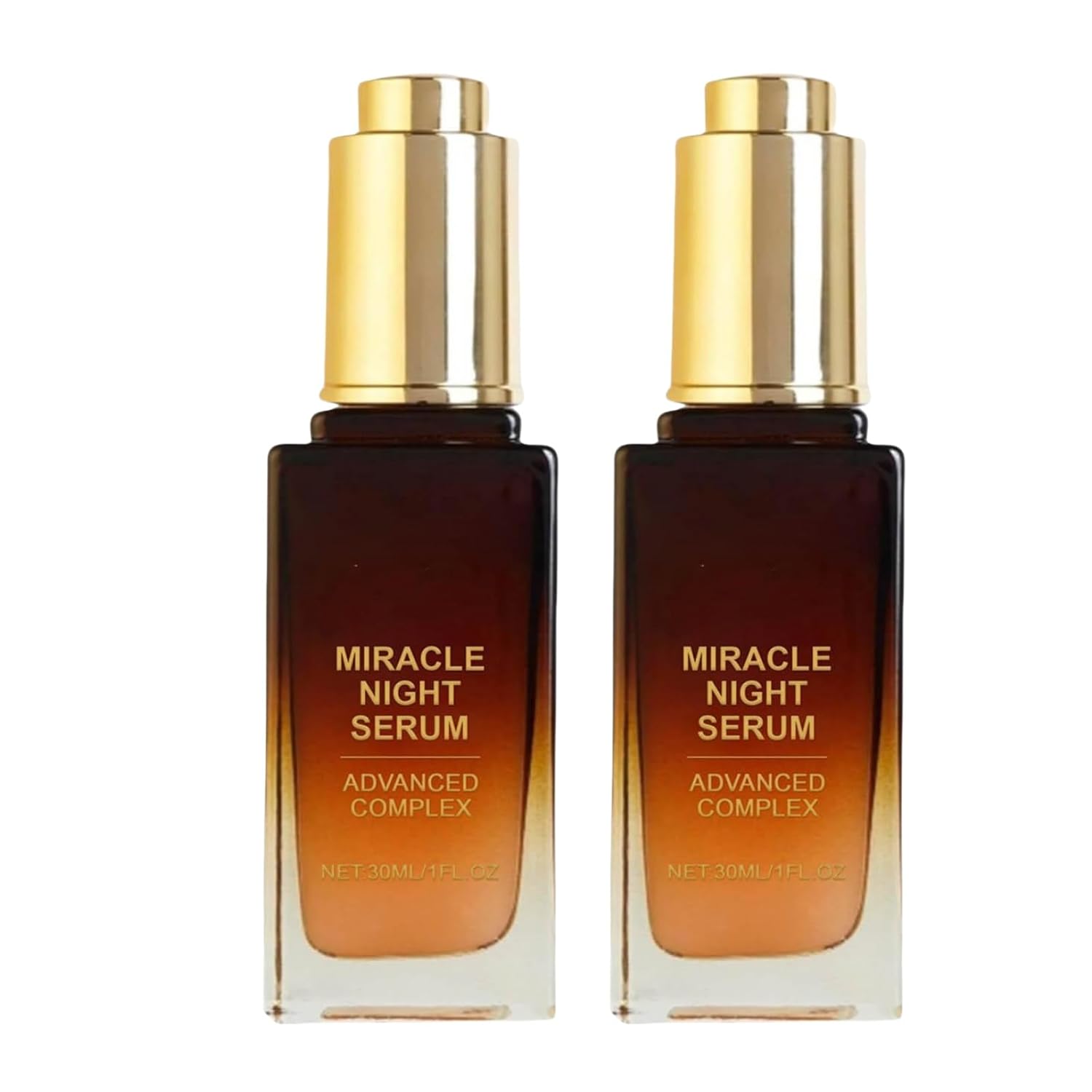 Miracle Night Rescue Serum Advanced Complex, Miracle Night Rescue Advanced Complex Serum, Night Rescue Serum, Night Face Serum, Smooths & Cushions Skin, Exfoliates Skin and Blackheads, 30 ml (A