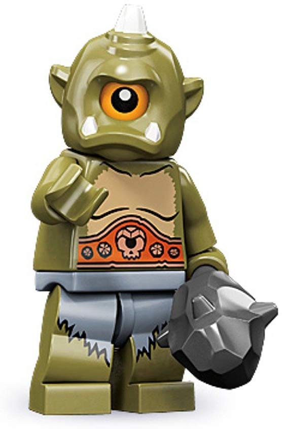 LEGO Series 9 Collectible Minif igure – Cyclops with Club (71000) by LEGO