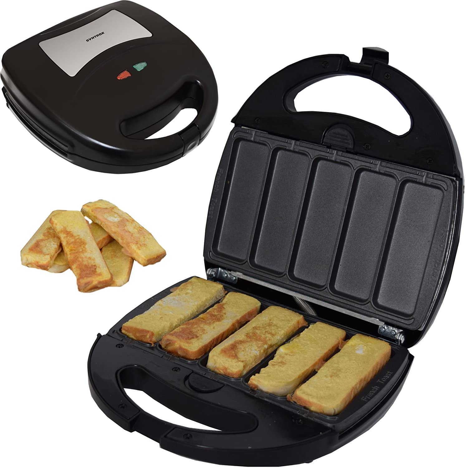 Syntrox Germany French Toast Maker Arms Knight Chefmaker SM-1300W French To