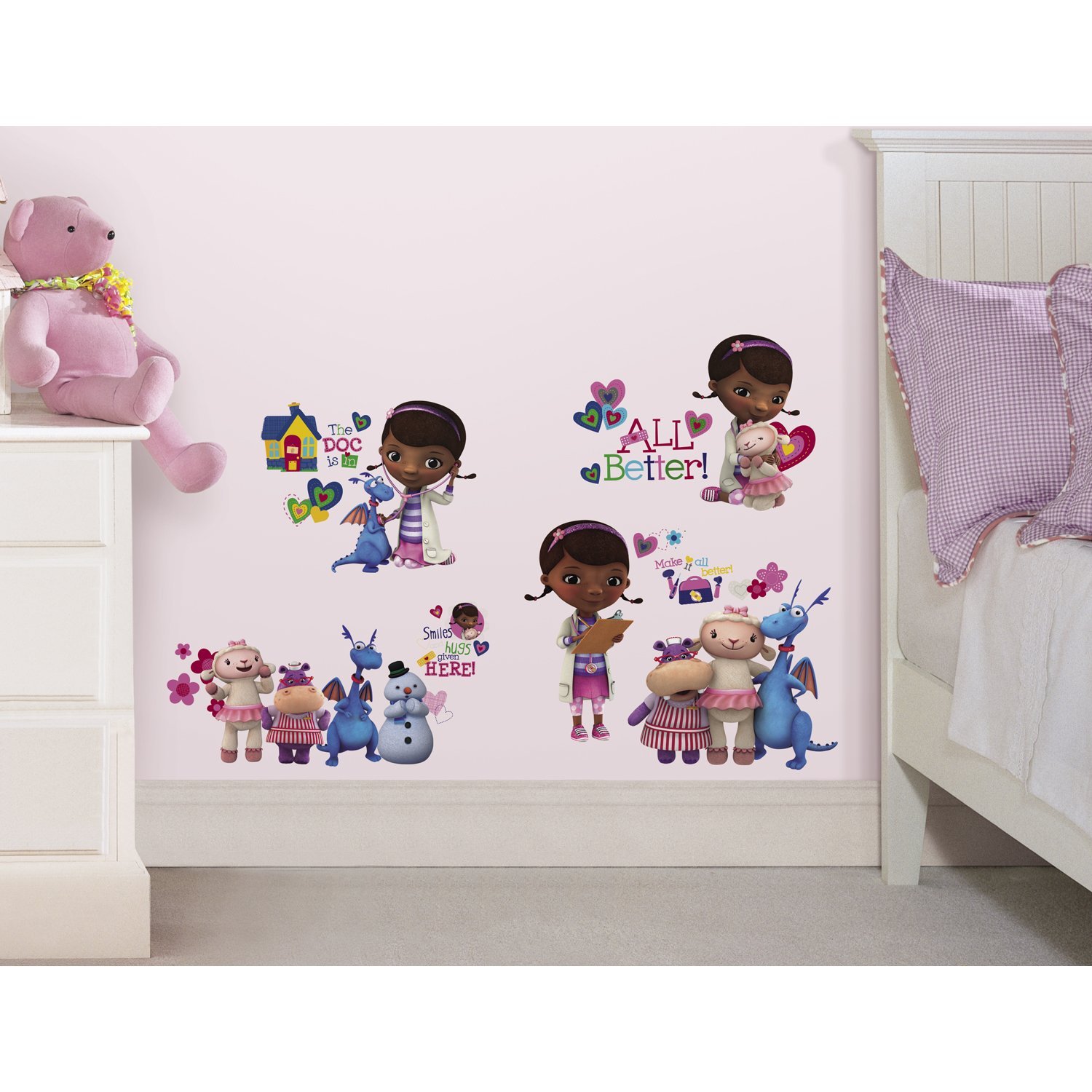 RoomMates Children's Repositionable Disney Wall Stickers, Multi-Colour