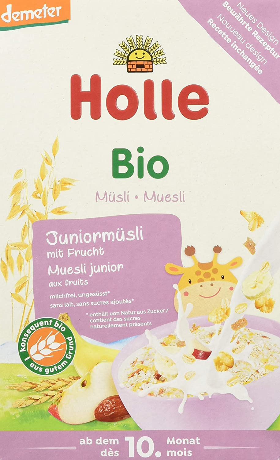 Holle Bio-Junior-Müsli mit Frucht, 250 g