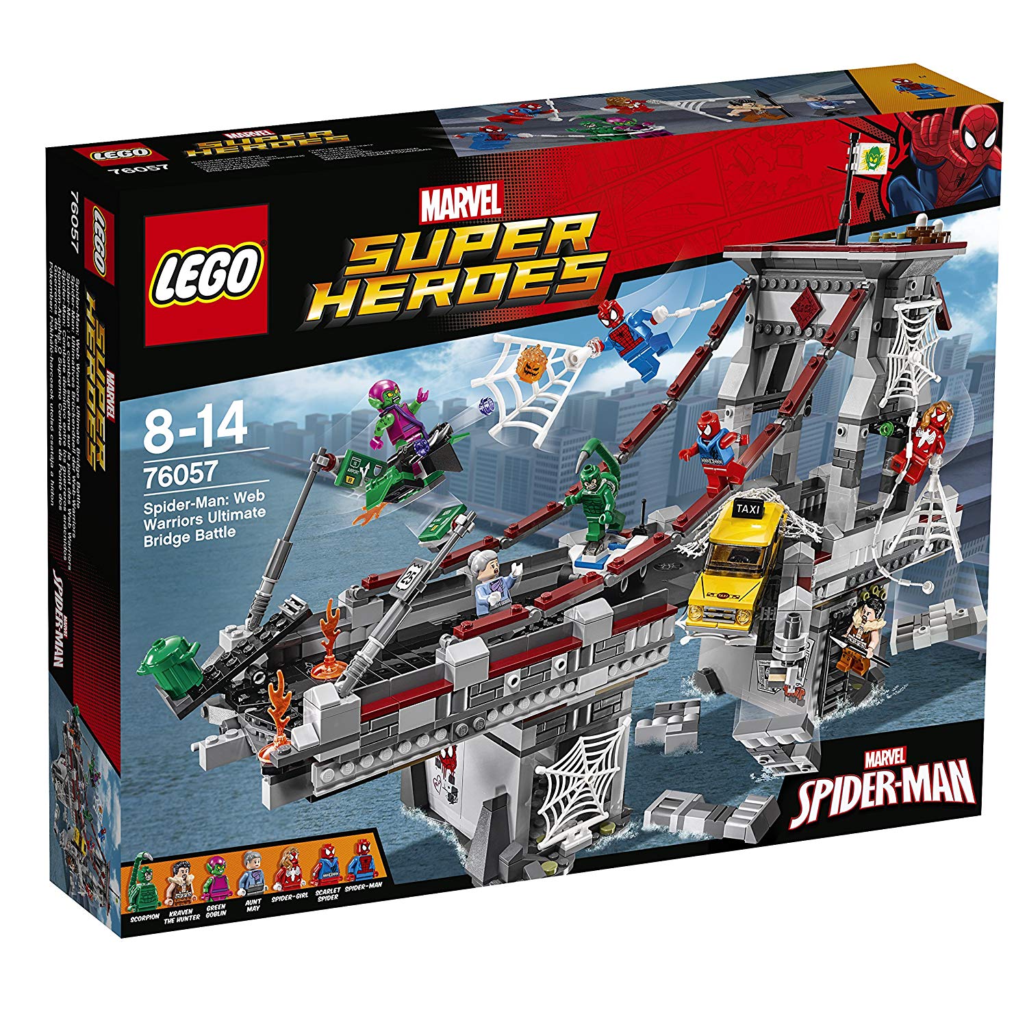 Lego Marvel Super Heroes Spider-Man: Web Warriors Ultimate Bridge Battle 76