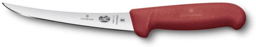 Victorinox Fibrox Chef\'s Knife, Boning Knife, Extra Sharp Blade, Stainless Steel, Dishwasher Safe, Swiss Made