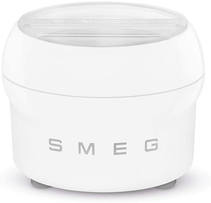 Smeg SMIC02 Ice Cream Maker Attachment, White