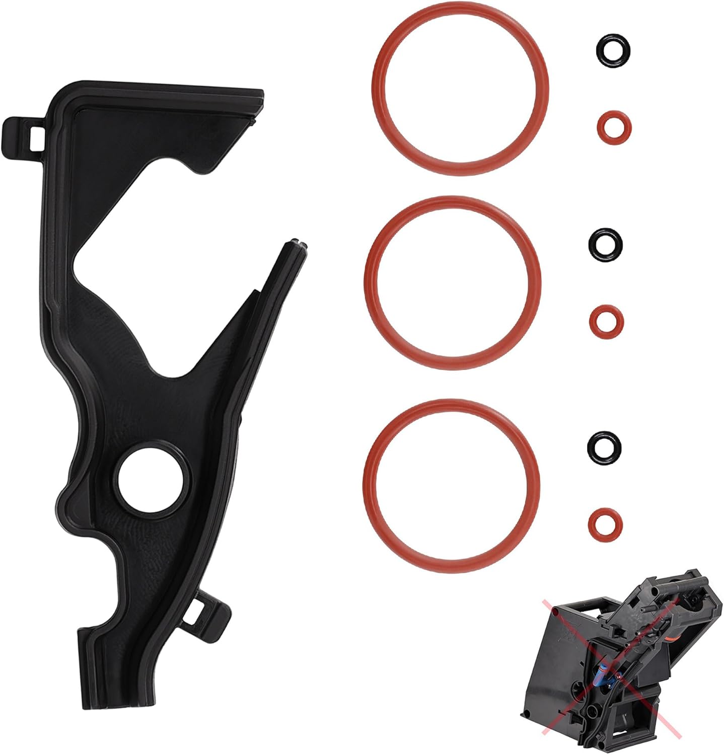 Snapworld Coffee Care Kit Seal O-Ring Compatible with Siemens EQ 5 EQ6 EQ7 EQ8 Bosch Vero Neff & Gaggenau for Coffee Machines, Maintenance Kit Profile Seal for Brewing Group Outlet Nozzle