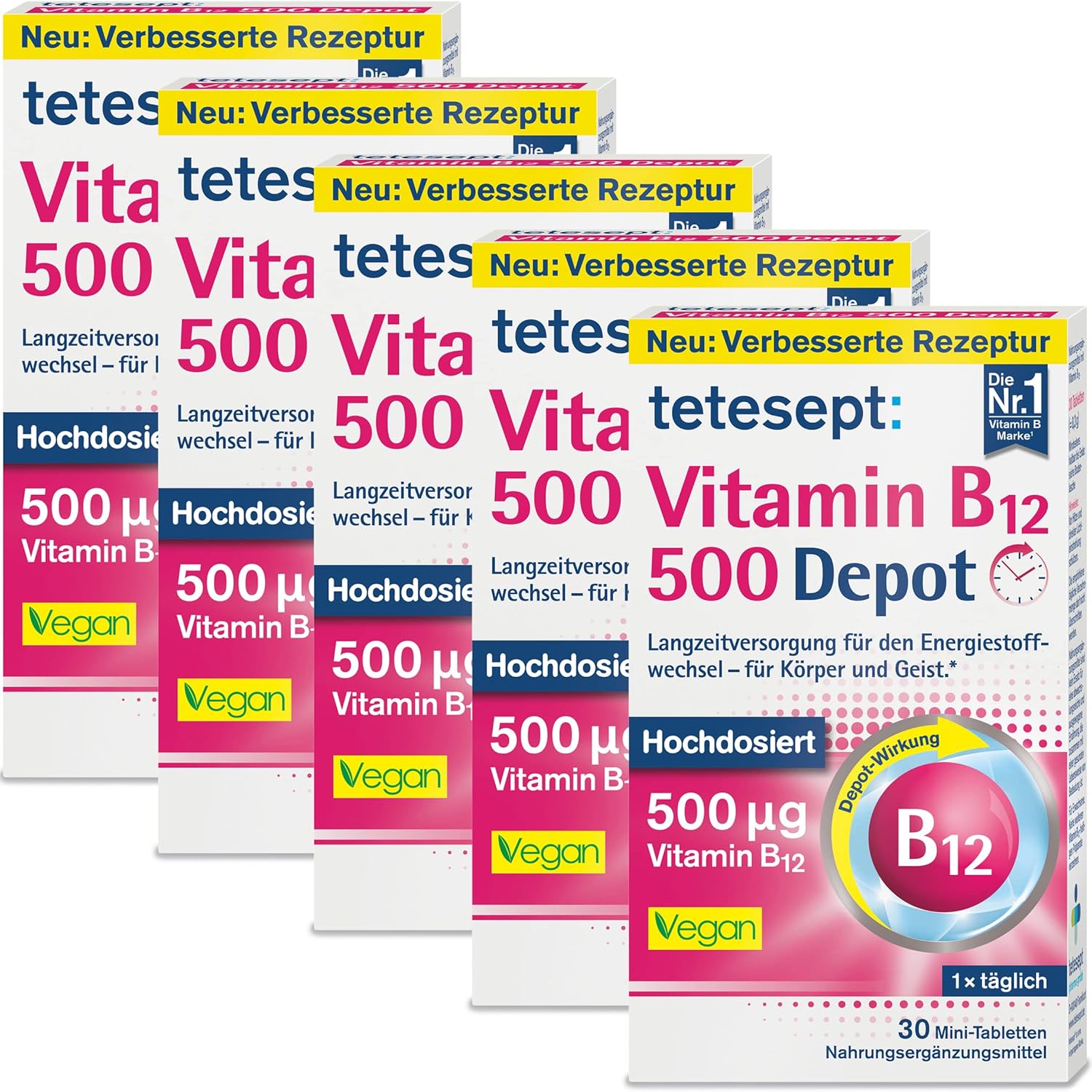tetesept Vitamin B12 Depot 500µg 30pcs
