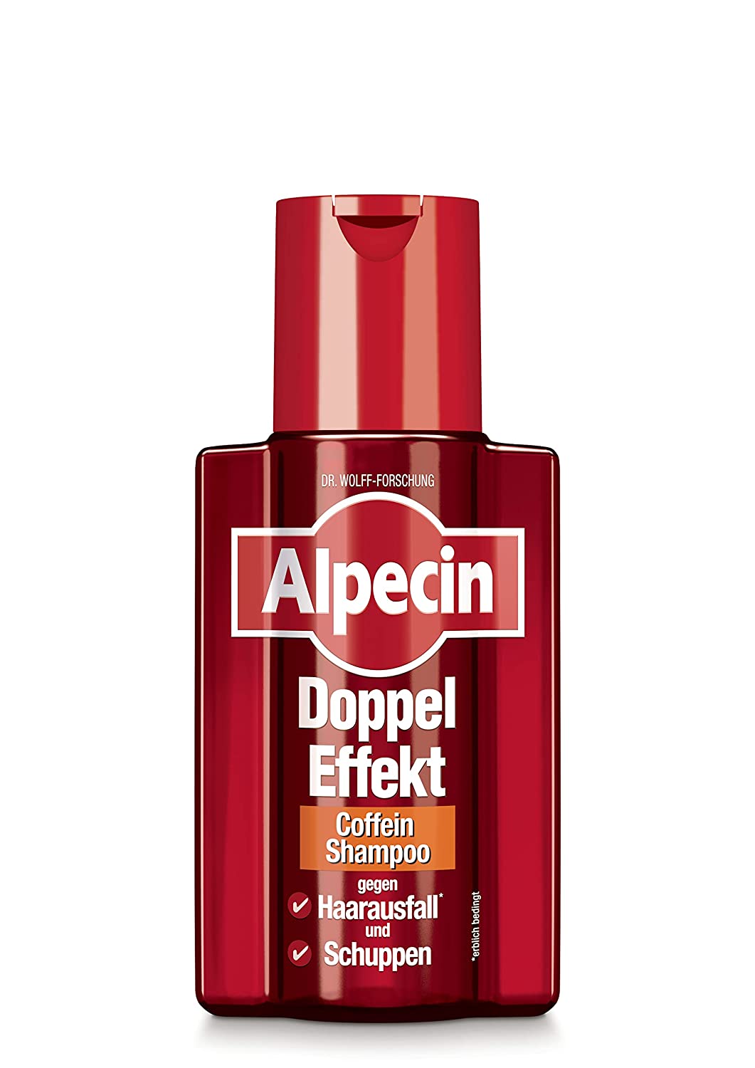 Alpecin Double Effect Caffeine Shampoo 1 x 200ml - Against Hereditary Hair Loss and Dandruff