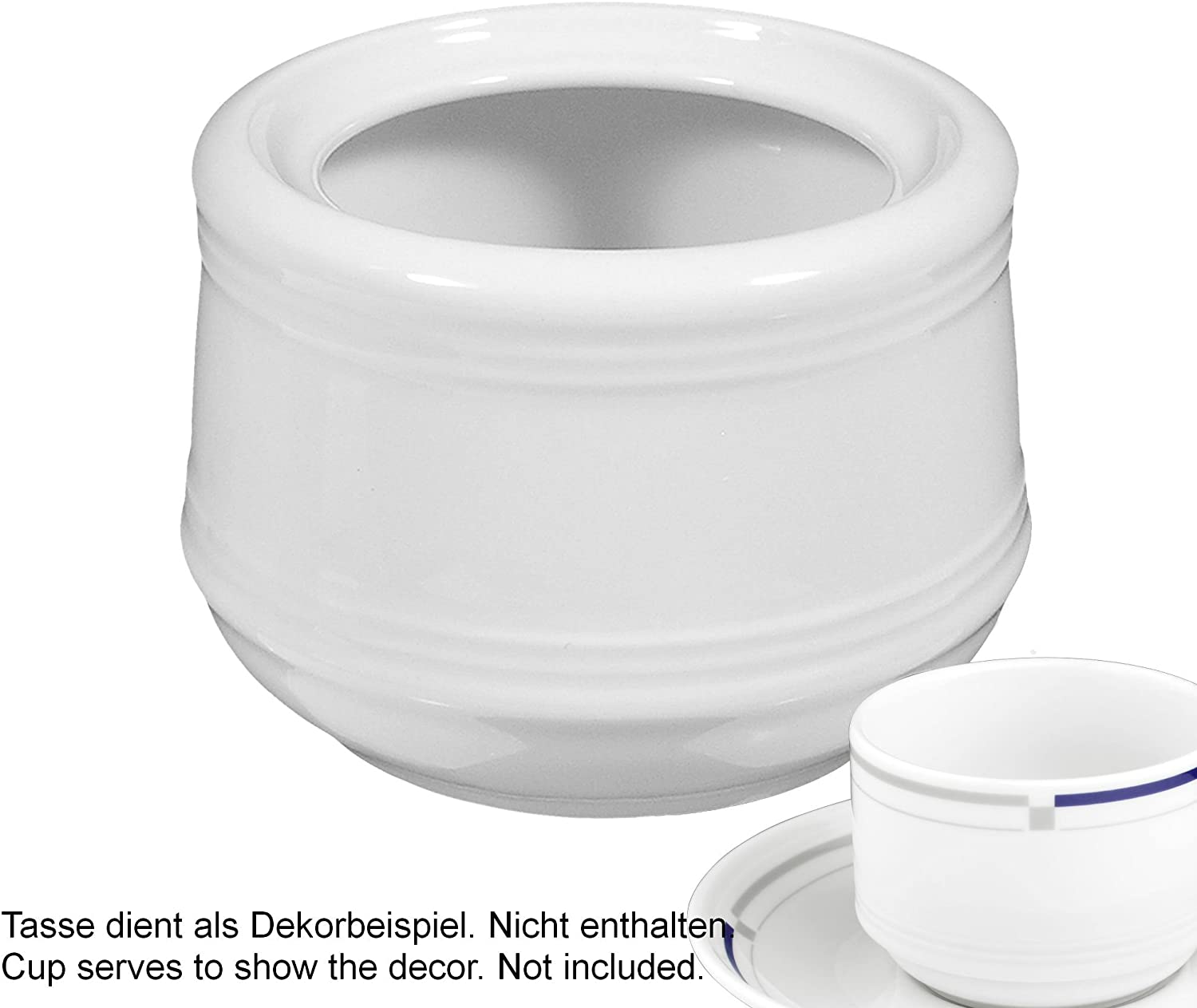 Seltmann Weiden 21101 9.6 cm Sugar Pot Imperial Blue/Grey