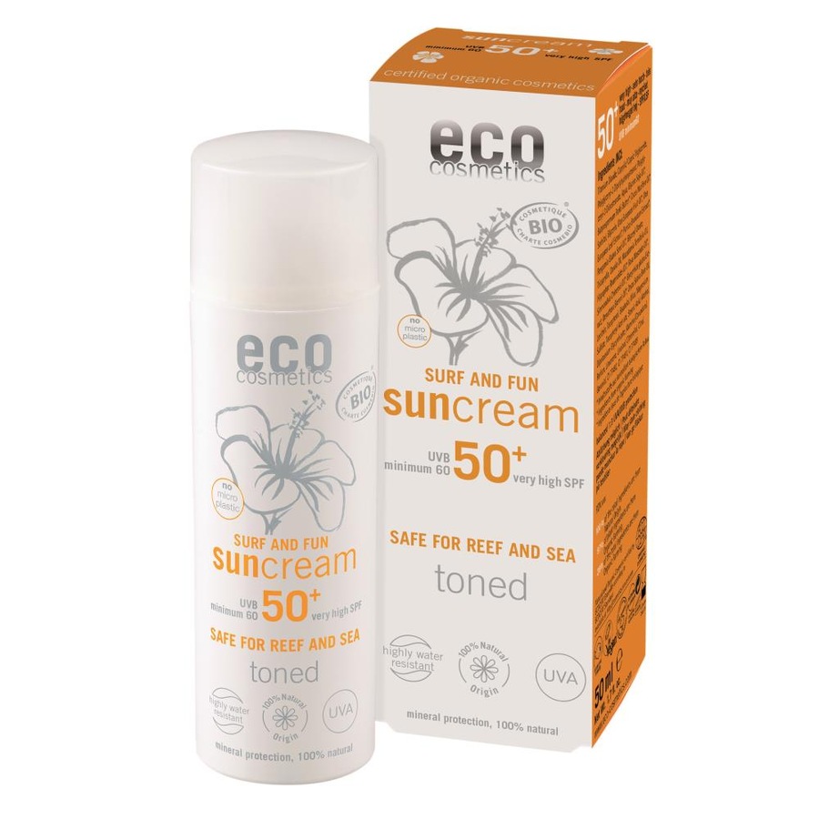 Eco Cosmetics Surf & Fun - Sonnencreme LSF50 - getönt 50ml