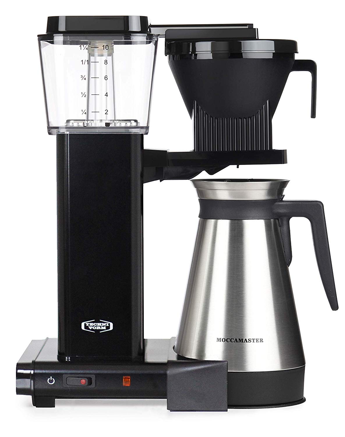 Moccamaster 79323 Coffee Maker, Transparent Water Tank with Clear Indicator