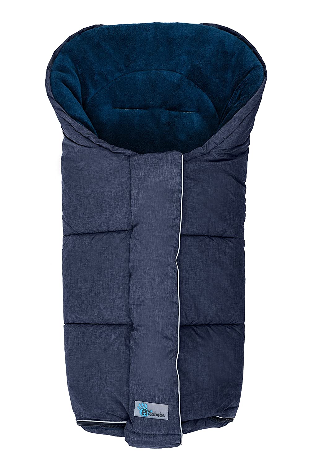 Altabebe AL2277P-49 Alpin Collection Winter Foot Muff for Pushchairs and Buggies (9-36 Months) Blue