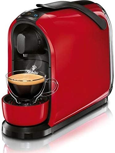 Tchibo Cafissimo Pure Coffee Machine Capsule Machine for Caffè Crema, Espresso and Coffee, Red