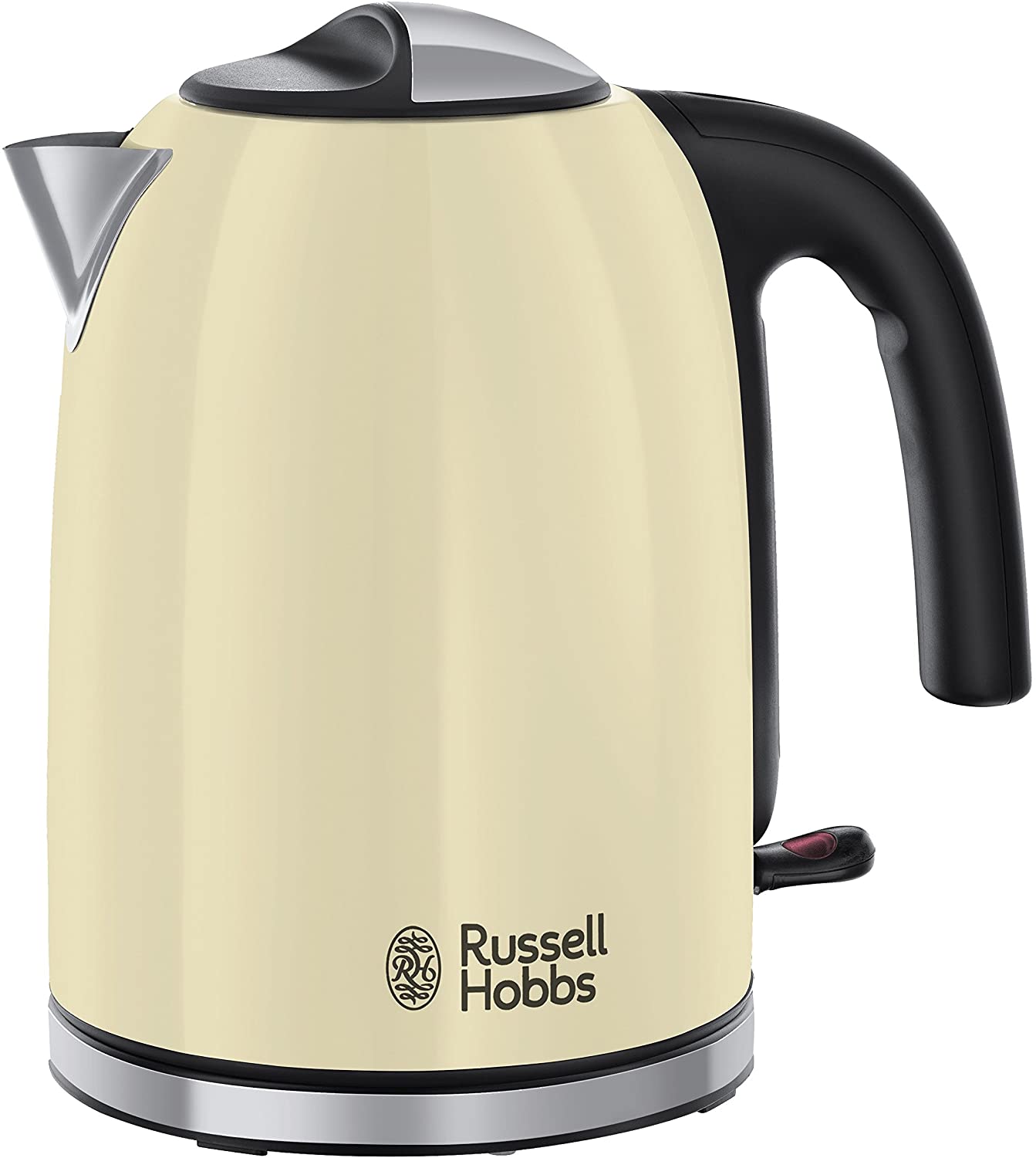 Russell Hobbs Kettle Colors + Creme, 1.7l, 2400W, quick cook function, optimized pouring spout, removable limescale filter, water level indicator, fill level indicator, tea maker 20415-70