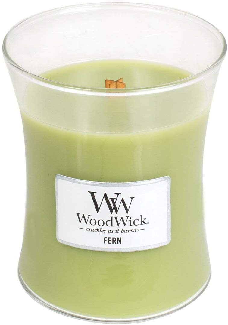 Medium Woodwick Scented Candle In Hourglass, At The Beach