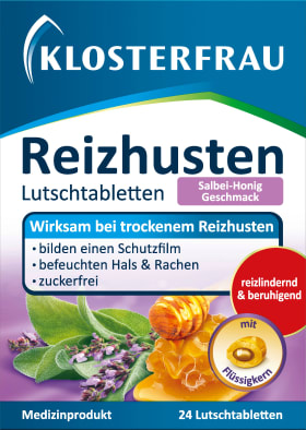 Klosterfrau Lozenges Sage honey, 24 pcs