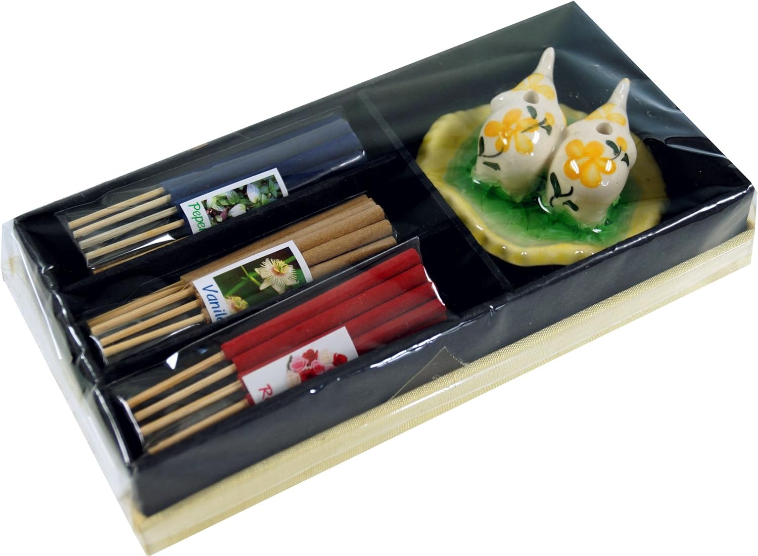 GURU SHOP Incense Gift Set from Thailand - Mix 2, Black, Incense Sticks & Sets from Thailand