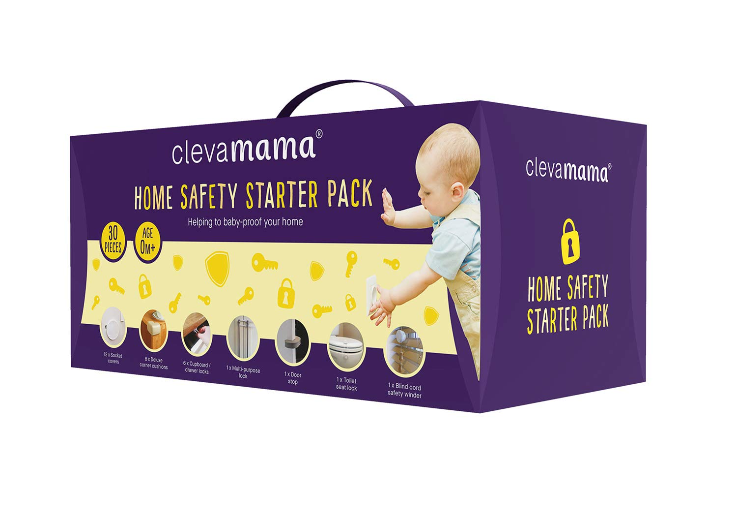 Clevamama 3058 Clevasafe Baby Safety Pack (Europe), Beige, 296 g