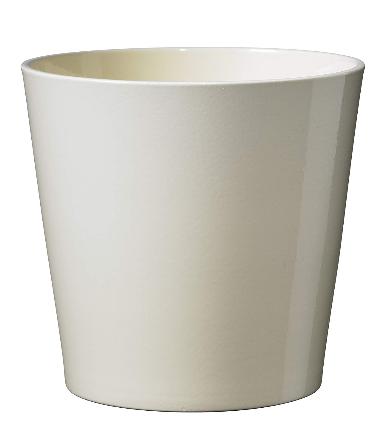 Soendgen Ceramic Flower Plant Pots, Dallas Style, Vanilla