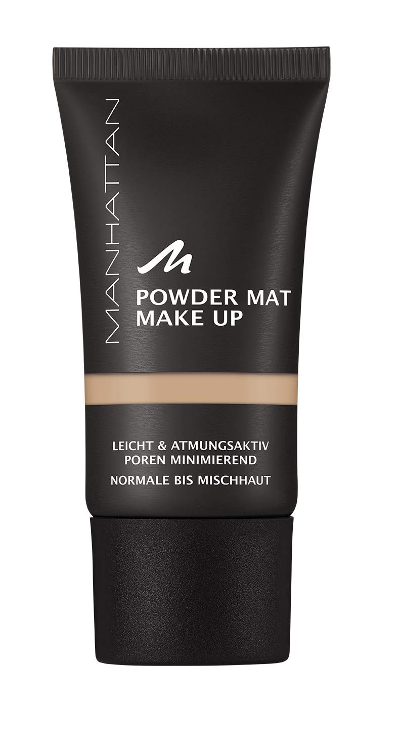 Manhattan Powder Mat Makeup, Matting Powder and Foundation in One, ‎83 warm sand