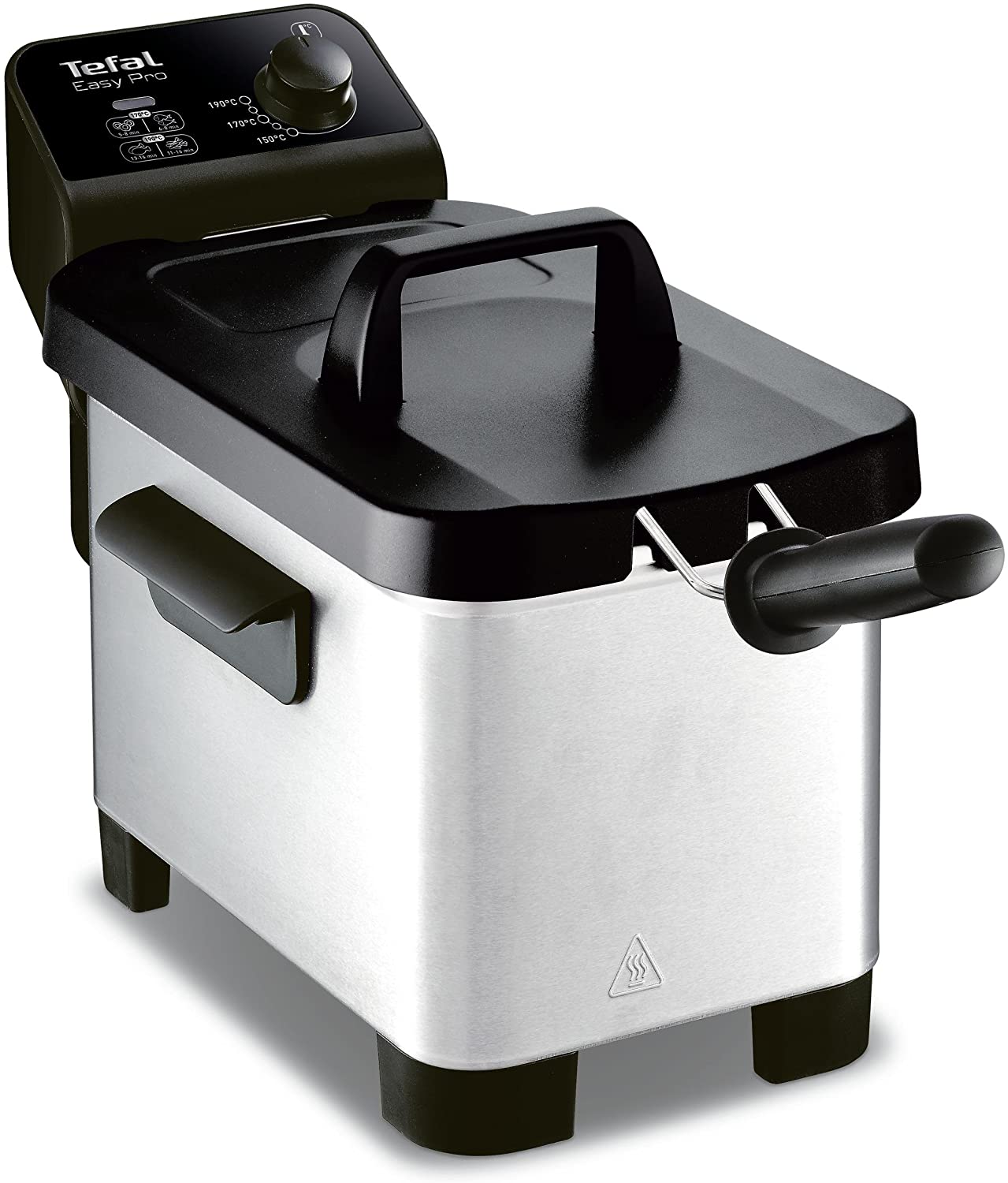 Tefal Deep Fryer FR331070 Semi-Pro Easy Pro Cool Zone and Storage Box (3 Litres, Grey/Black