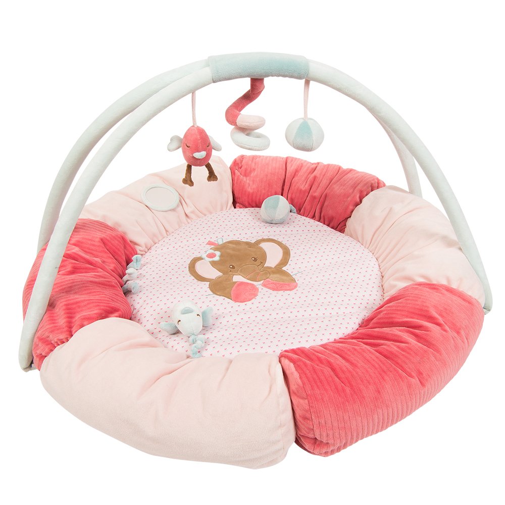 Nattou Padded Play Mat With Arch For Girls