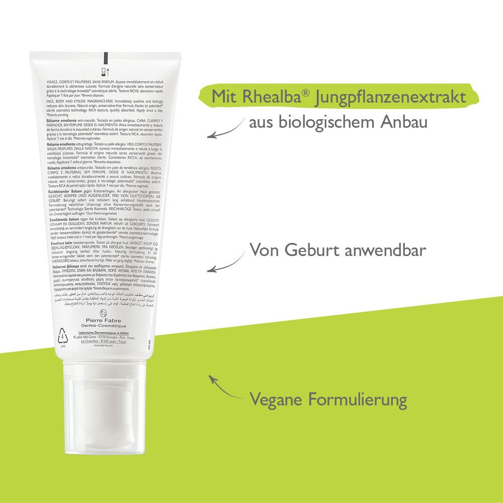 A-DERMA EXOMEGA ALLERGO moisturizing balm