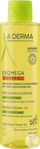 A-Derma Exomega Control Emollient Washing Oil 200ml