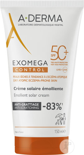 A-Derma Exomega Control Softening Sun Cream SPF50+ 150ml