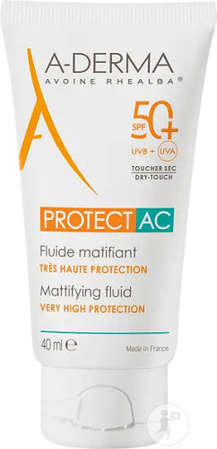 A-Derma Protect AC Mattifying Fluid SPF50+ Tube 40ml