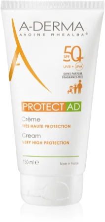 A-Derma Protect AD protective tanning cream for neurodermitic skin SPF 50+