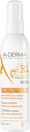 A-Derma Protect SPF50+ sun protection spray children pump bottle 200ml