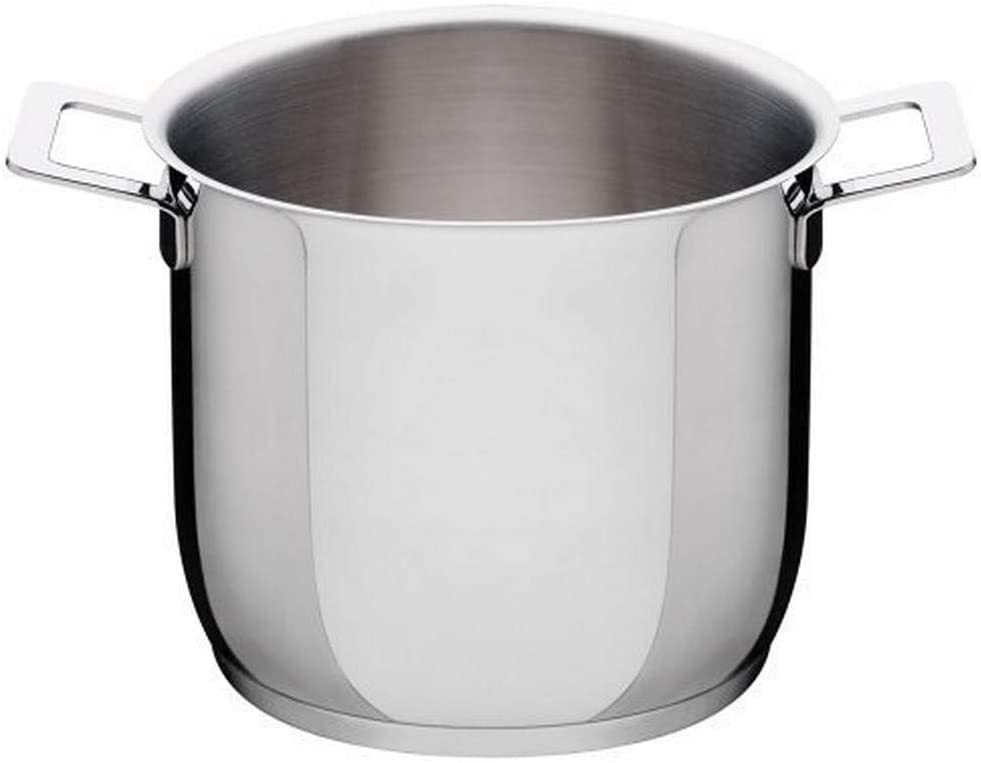 A di Alessi Pots&Pans Stockpot, Stainless Steel, 20 cm (AJM100/20)