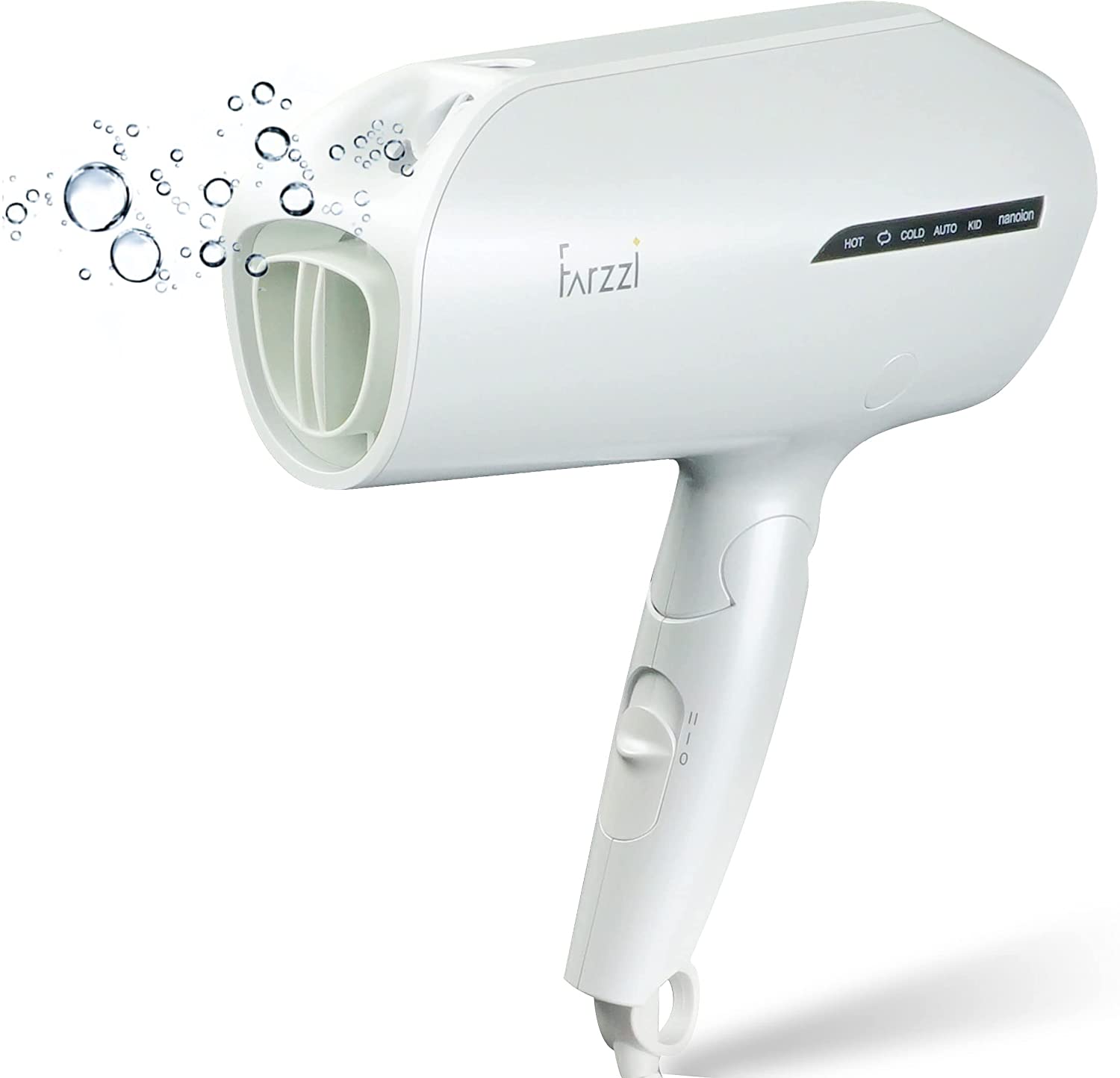 FARZZI Ion hair dryer, rehydrates the nano water ion hair dryer, home, five