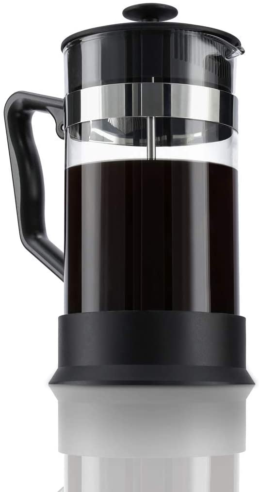 Xavax 00111174 coffee maker - coffee makers (Freestanding, Ground coffee, Manual, Tea, Coffee, French press, Transparent, Black)