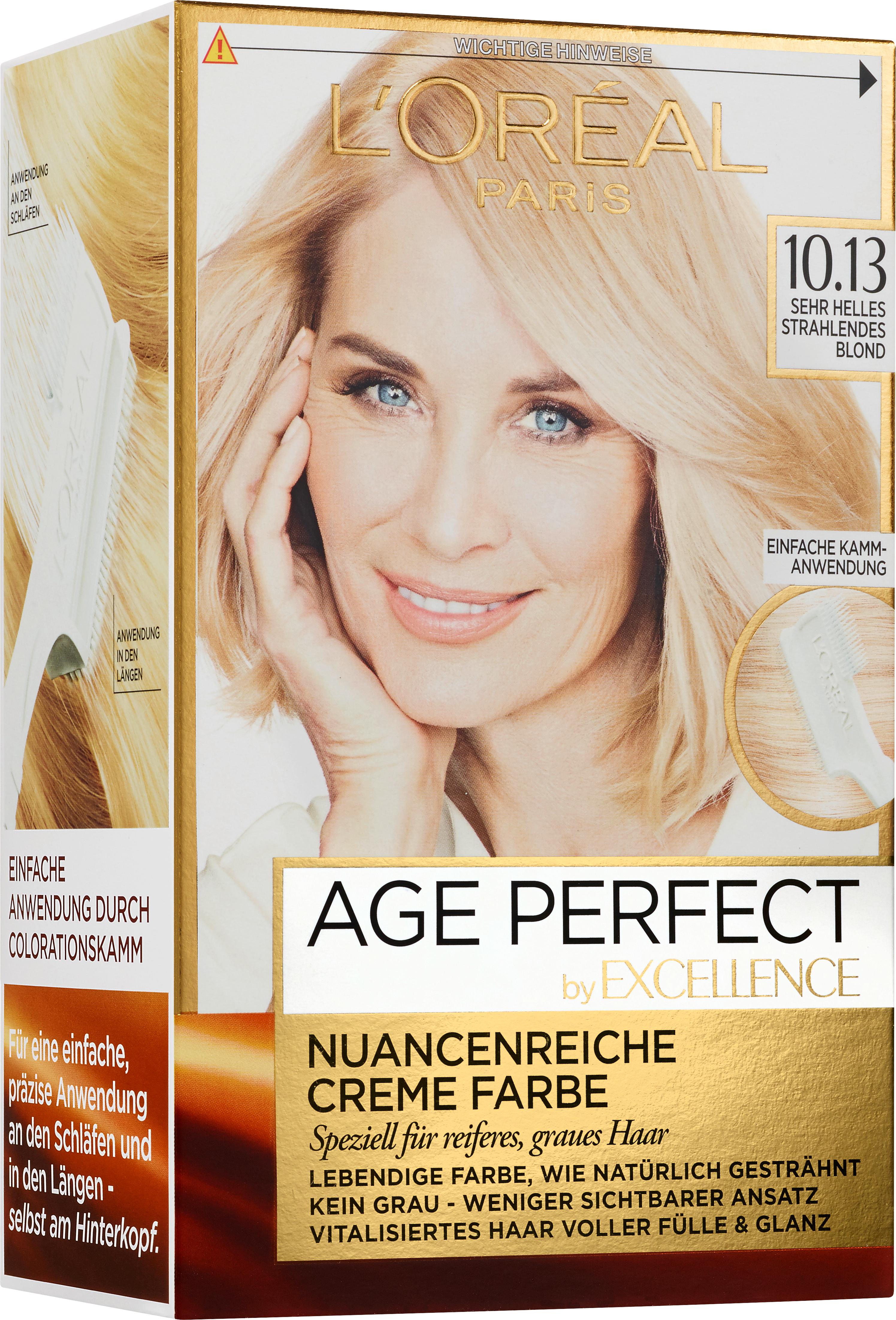 Hair Color Age Perfect Very Bright Radiant Blonde 10.13, 1 Pc