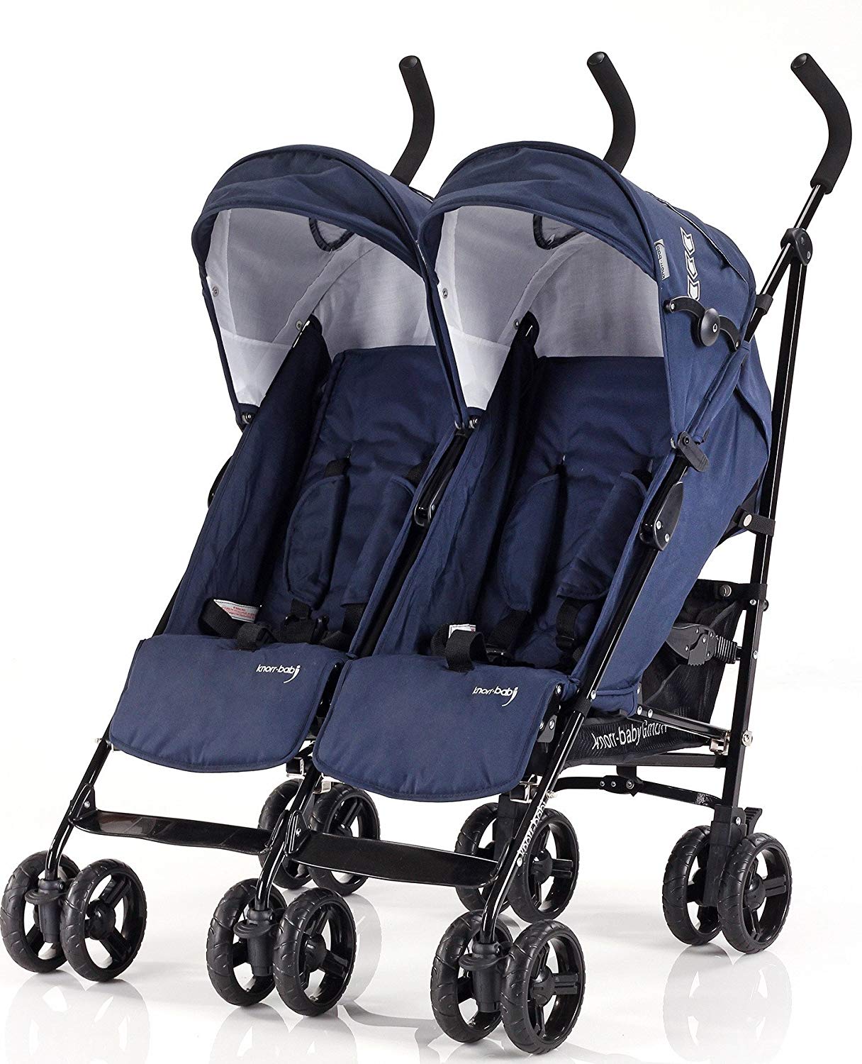 knorr-baby Side by Side 832200 Double Pushchair Blue
