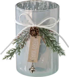 Dekorieren & Einrichten Glass candle holder, silver, 1 pc