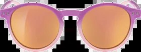 Sunglasses kids pink with mirrored lenses, 1 piece