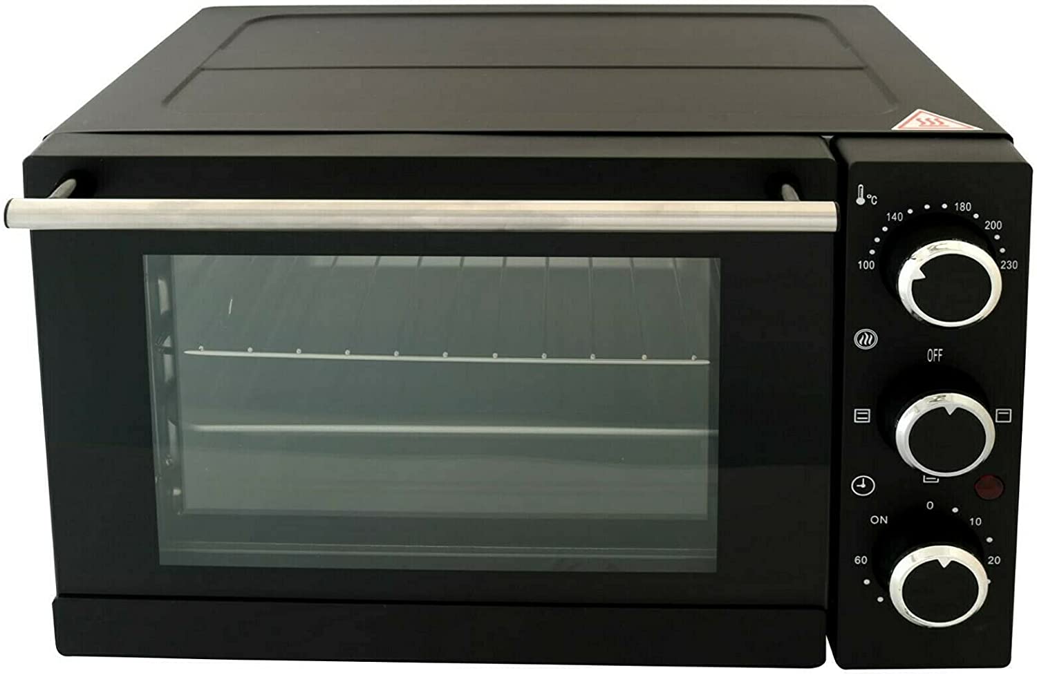 Posten Anker Premium Label I Oven I 32 Litre XXL Volume I Top and Bottom Heat 1500 W I Electric Cooker I Pizza Oven I Oven I Mini Oven I Grill and Baking Tray Including I Timer I