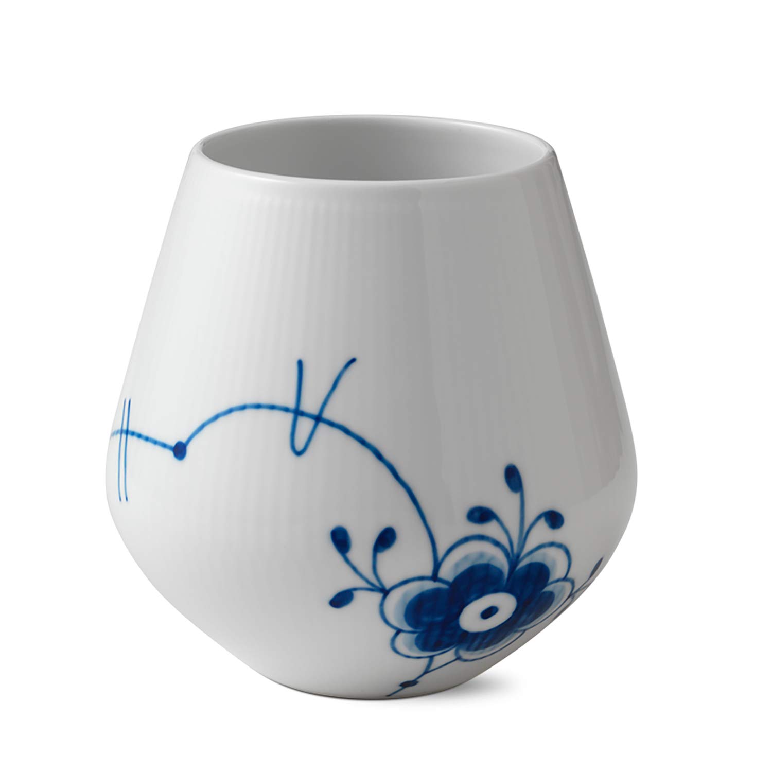 Royal Copenhagen Musselmalet Mega Blue Small Vase 15 Cm High