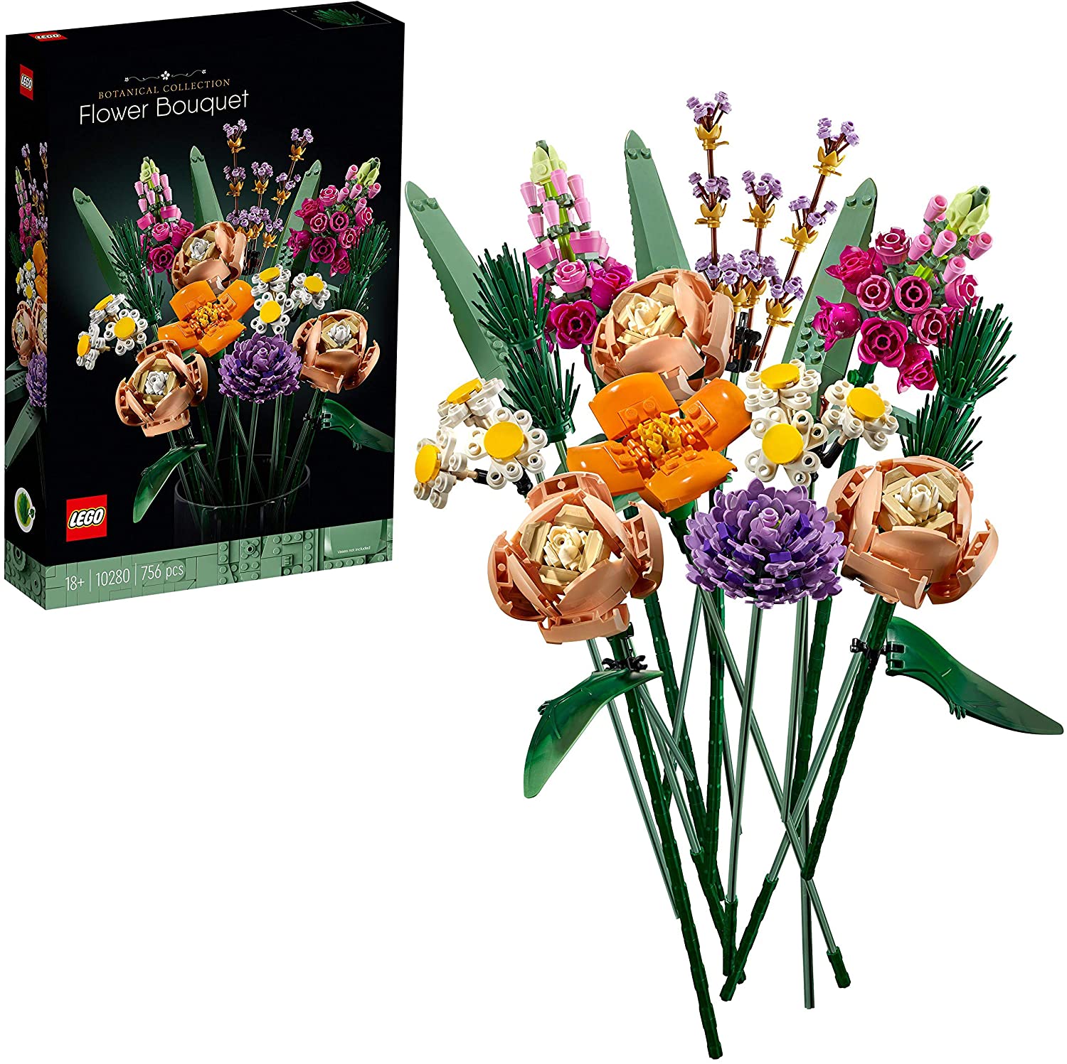 Lego 10280 Creator Expert Artificial Flowers Botany Collection Set for Adul
