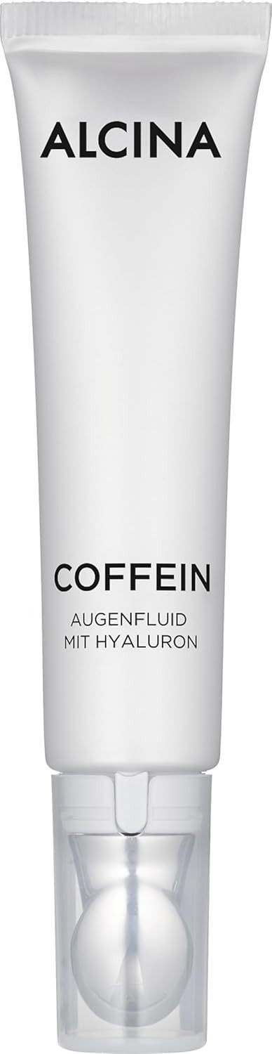 ALCINA Caffeine Eye Fluid - 1 x 15 ml - For a Radiant Eye Area - Reduces Eye Swelling - Cools and Refreshes Instantly - Eye Fluid with Illuminating Pigments, Caffeine and Hyaluronic
