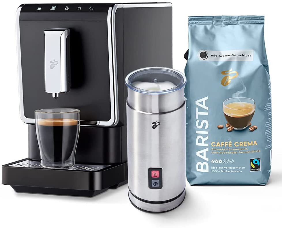 Tchibo Esperto Caffè 1.1 Fully Automatic Coffee Machine with Electric Milk