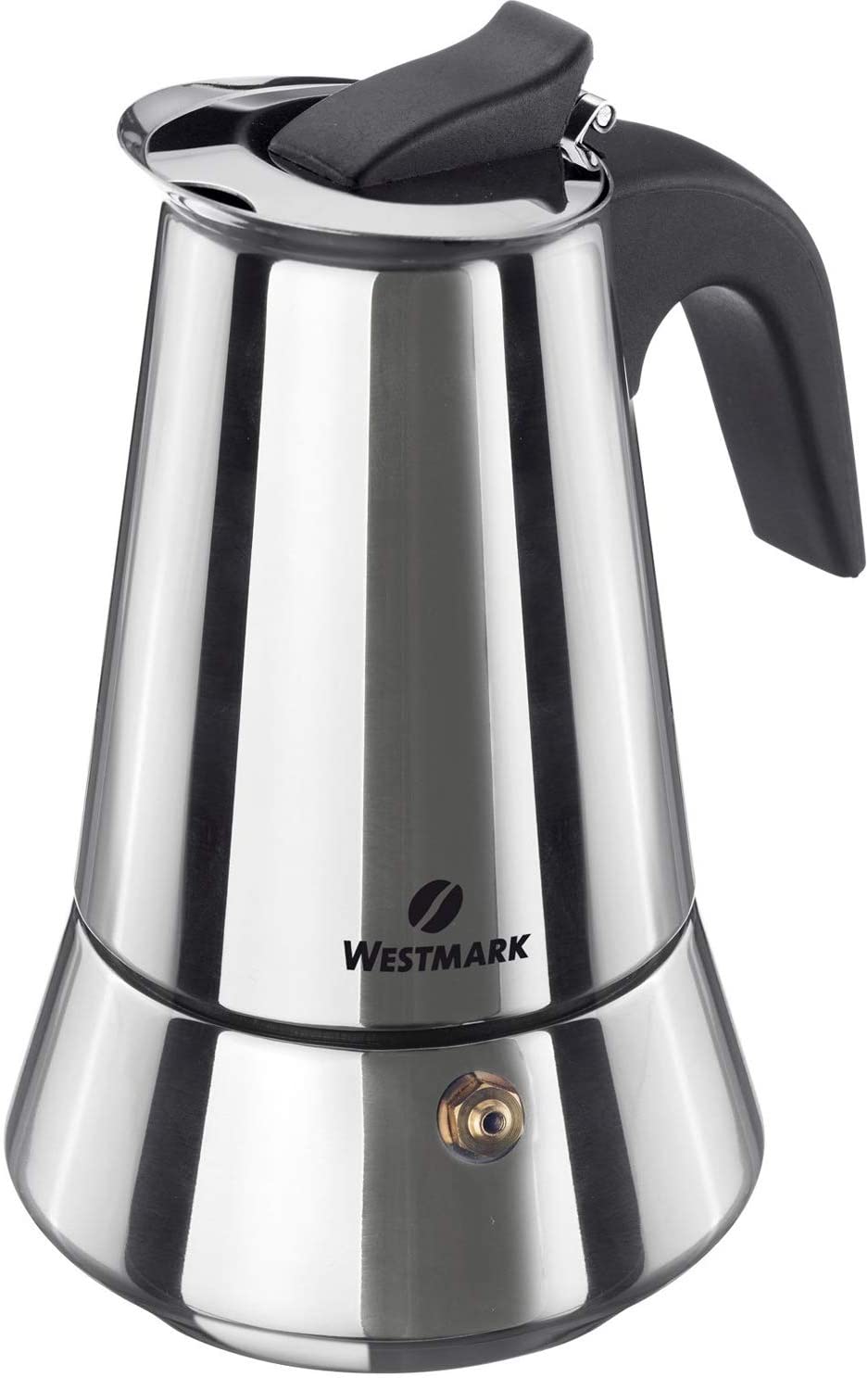 Westmark Brasilia Plus 24662260 Espresso Maker for 4 Cups Espresso Suitable for Induction Cookers Stainless Steel